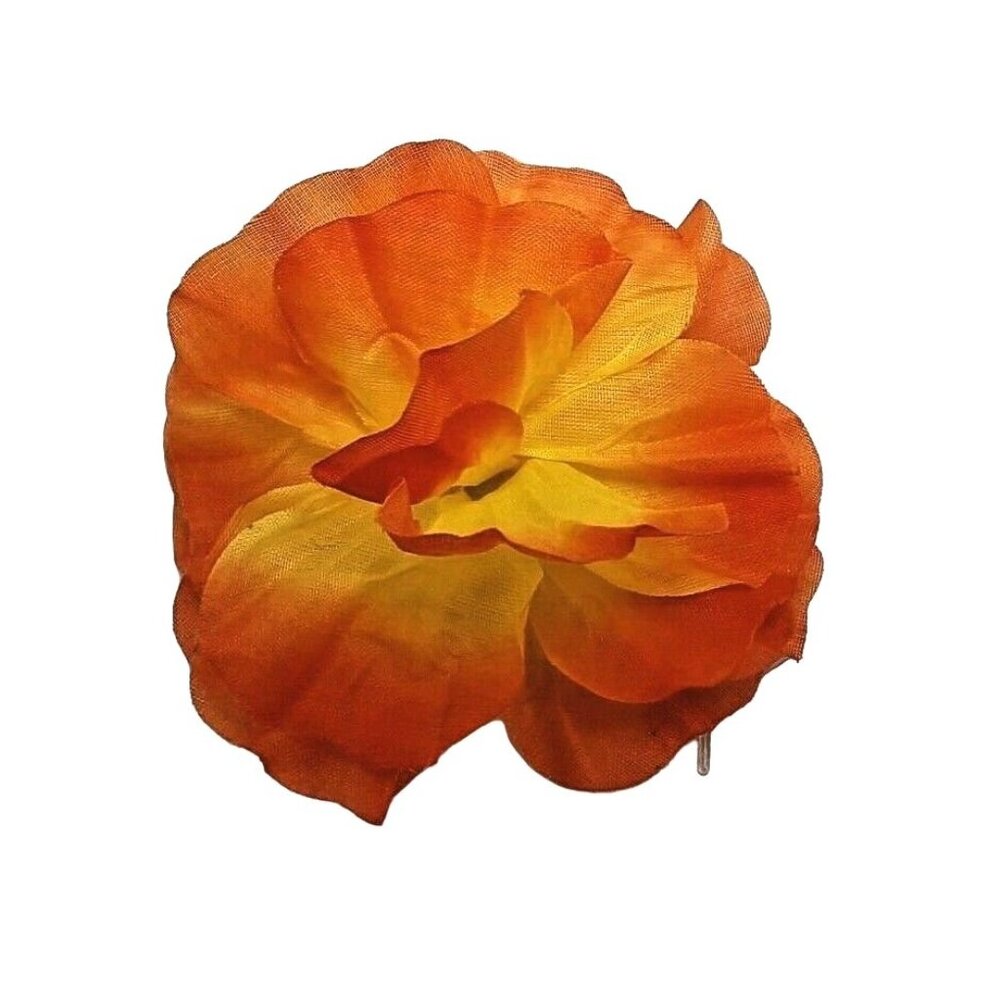 Hawaiian Fabric Flower Lei Flower Hair comb Luau Beach Tiki